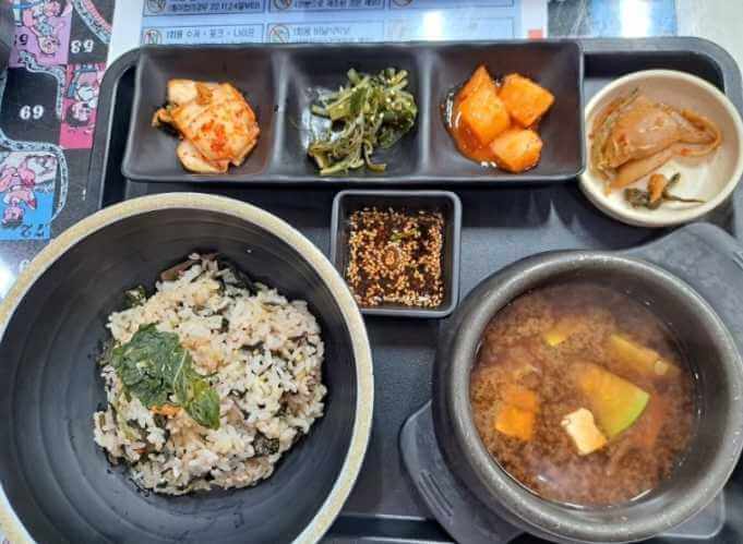 치악휴게소 곤드레나물 영양밥